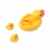 1 Set 4pcs Baby-Badezeit Badespielzeug Gummirennen Squeaky Ducks Entenküken Yellow -