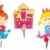 1 Stück – Garderobe – Garderobehaken – Kleiderhaken – für Kinder aus Holz u. Metall – Prinzessin / Kindergarderobe -