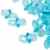 100 Hellblaue Mini Dekoschnuller – 2 cm – Schnuller für die Babyparty oder als Anhaenger – Babyschnuller aus Acryl – Kleenes Traumhandel® -