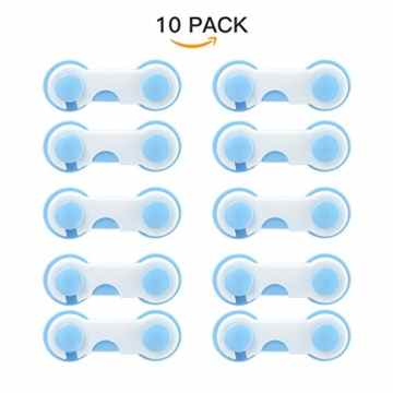 10er Pack Baby Türsicherung Schranksicherung Schubladensicherung Kindersicherung Türriegel