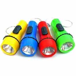 12x LED-Taschenlampe an Schlüsselkette Mitgebsel Kindergeburtstag Schlüsselanhänger