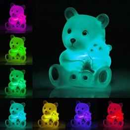 1Pcs TAN Nachtlicht Schlafzimmer Badezimmer Batteriebetriebenen LED Lampe Kinder Baby, Führte Neue Lampe Nachts Romantisch – Süße Lampe Für Zimmer Weihnachtsfeier Dekor