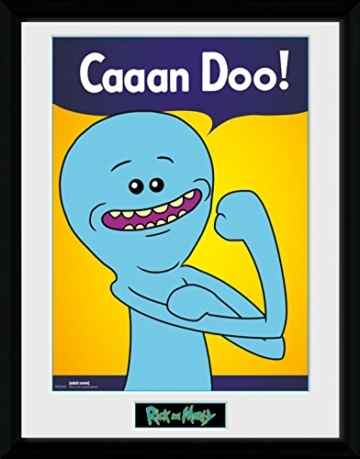 1art1 100218 Rick And Morty – Can Do Gerahmtes Poster Für Fans Und Sammler 40 x 30 cm -