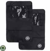 2 Stück MK’s Premium Rückenlehnenschutz, Rückenlehnen-Organizer, riesiger Stauram, mit 5 Fächern inkl. Tabletfach, schmutzabweisend & robust