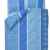 2 Tlg, Microfaser Seersucker Bettwäsche 155x220cm + 80x80cm Blau BÜGELFREI Home-Impression