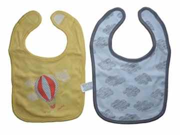 2-er Set Babylätzchen Klettlätzchen 2 Stück „Ballon“