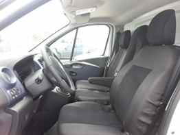 2+1 Sitzbezüge Schwarz für Renault Traffic 2014+ Opel Vivaro 2014+ mit Tisch Sitzbezug Schonbezüge Passgenau