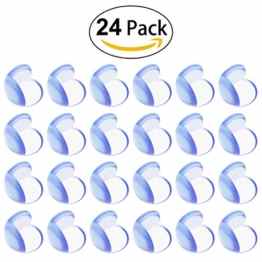 24PCS Baby Kinderschutz Eckenschützer und Kantenschutz gegen Stöße und vor Verletzungen an scharfen Kanten Desk Table Corner Protector