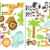 25-teiliges Safari Tiere Wandtattoo Set Giraffe Wandsticker Löwe Kinderzimmer jungle in 4 Größen (2x16x26cm mehrfarbig)