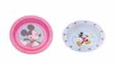 2er Set : Baby Breischale + Esslernteller Disney Micky Maus