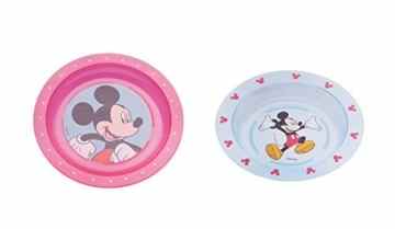 2er Set : Baby Breischale + Esslernteller Disney Micky Maus