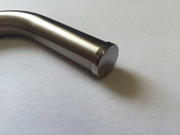 2er Wesco Relingsystem 16mm Endkappe modern Chrom -
