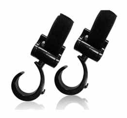 2x Universalhaken Kinderwagen – Karabiner Haken [version:x9.1] by DELIAWINTERFEL