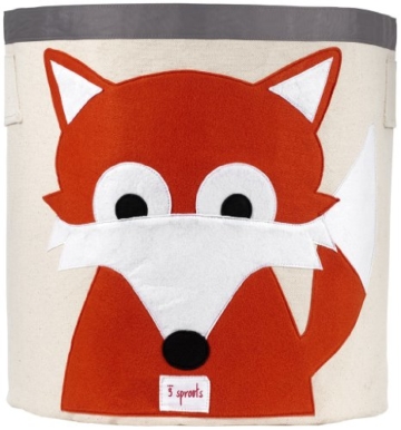 3 Sprouts UBNFOX Aufbewahrungskorb Fuchs, mehrfarbig -