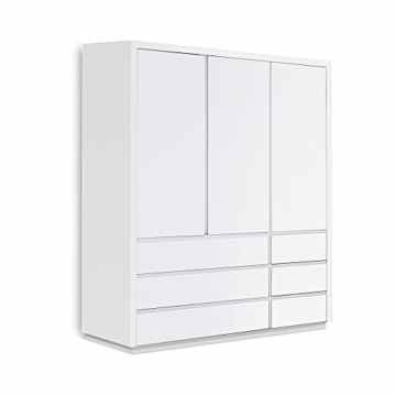 3 türiger Kleiderschrank Atlanta Weiss
