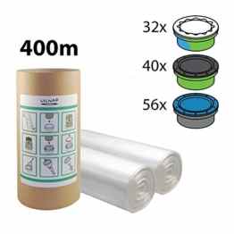 400m Nachfüllfolie für Sangenic Windeltwister Tommee Tippee – Entspricht 32 Originalnachfüllkassetten