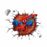 45 * 50 cm 3D beliebtes Spiderman Cartoon Movie Wandtattoo für Kinder Zimmer Decor Kind Geschenke Home Tapete