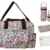 5 TEILE Set: Ecosusi Wickeltasche 44x26x13cm, Inklusive: Wickelunterlage, Schnullertasche, Flaschenköcher,transparentes Wäschefach