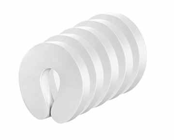 5x Offgridtec® Türstopper Weiß Schaumstoff Klemmschutz Kindersicherung Tür Fenster -