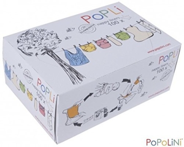 5x Popli Box Einweg-Windelvlies (500 Blatt) -