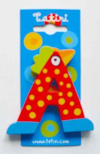 „crazy bird“ Holzbuchstabe „A“ ca. 7 cm