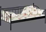 90×200 Tagesbett Linda Schwarz