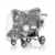 ABC Design Zoom 983400 Raincover Regenschutz Haube, mehrfarbig