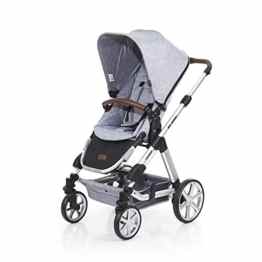 ABC Design – Kinderwagen mit abnehmbarer Babytragetasche, mit 4 Rädern