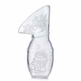 ACRATO Brustpumpe Handmilchpumpen Milchflasche Manuelle Milchpumpe Flasche Komfort aus BPA Frei Lebensmittelqualität Silikon 100ml fürs Milchaufangen