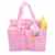 AISI tragbar Multifunktions-Umweltfreundliche Vlies 7 Gitter Space Mumienschlafsack Einsatz Baby Windel Wickeltasche Reisetasche