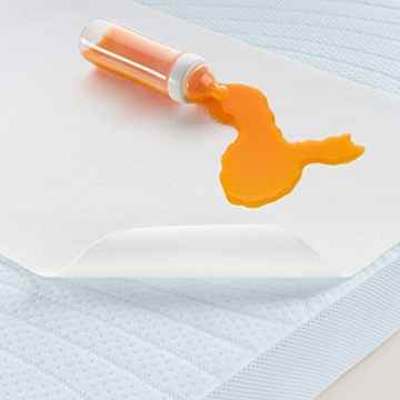 ALVI – Wasserdichte Betteinlage / Matratzenauflage – 50 x 70 cm – Schadstoffgeprüft nach Öko-Tex Standard 100 – beidseitig 100% Baumwolle mit innenliegendem, atmungsaktivem PU-Nässeschutz