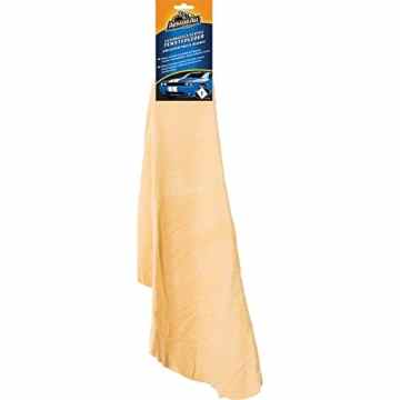ARMOR ALL Luxuriöses echtes Fensterleder 1400qcm GAA40053GC, weich, natürlich, saugfähig,mit Öl gegerbt
