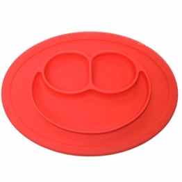 Abseed Baby-Tischsets Mini Silikonmatte Kinder Matte Rutschfeste Tischunterlage Baby-Auskleidungsmatte Babyteller Babyschale Kinderteller