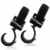 Ailiebhaus 2er universale Kinderwagen Haken Baby Kleiderbügel Halter,ideal zum anbringen an Ihrem Kinderwagengriff oder anderen Stangen,Schwarz (Schwarz)