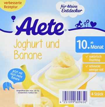 Alete Joghurt und Banane