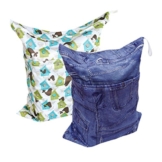 Alvababy Wickeltasche für frische und nasse Windeln （2 Wickeltasche pro Packung）