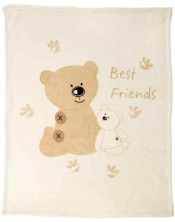 Alvi 931841506 Microfaser Decke „Teddy“