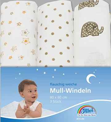 Alvi Mulltücher 3er-Pack