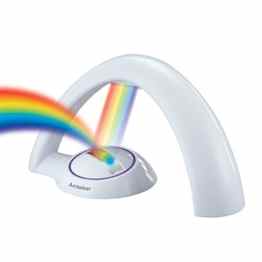 Amteker Regenbogen Projektor LED Licht Reflexion, Magisches Buntes Regenbogen Licht, Kinderzimmer Projektor Licht – Glücklicher Regenbogen – Geschenk für Kinder