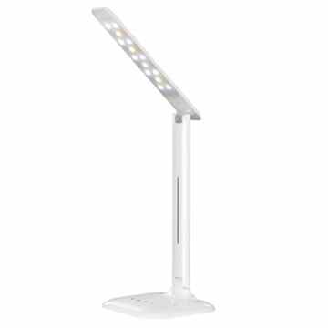 Aneo Dimmbare LED Schreibtischlampe Tischleuchte 4W Augenschutz, 3 Lichtmodi (Lesen, Lernen, Entspannung ) Verstellbar, 5 Helligkeitsstufen Dimmbar, Berührungsempfindlich, Faltbar Leselampe