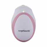 Angelsounds JPD-100S Fetal Doppler Herz Monitor mit Ultraschallgel mit 3,0 MHz Sonde, inkl. Kopfhörer, rosa