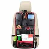 Aomaso Auto Organizer Ruecksitz Organizer Rücksitz Organizer Auto Rücksitzorganizer und Schutz, Viele Taschen Autozubehör und Fußmatte