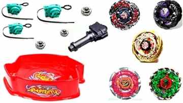 Arena + 5 Kreise Kampfkreisel 5 Xxl Mega Set Metal Fusion 4D KAMFKREISEL SET für beyblades von Rapidity® B-6