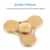 Aroek 2017 Spinner Fidget Spielzeug?Hohe Geschwindigkeiten Con Bis zu 5 Minuten Dreht?EDC Hand Spinner für ADHD?Anti-Stress und Freilassung unter Druck, Hybrid – Keramik Kugellager, Messing