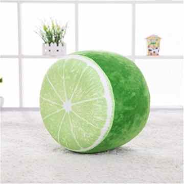 Aufblasbare Hocker Kreative Plüsch Spielzeug 3D Obst Aufblasbare Hocker Obst Hocker Kind Pad , 30*36 cm