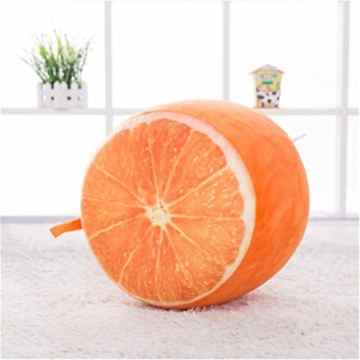 Aufblasbare Hocker Kreative Plüsch Spielzeug 3D Obst Aufblasbare Hocker Obst Hocker Kind Pad , 30*36 cm