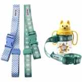 Ava & Kings 2pc verstellbar rutschfeste Grip Baby Schnabeltasse Flasche Spielzeug Gurt Halterung