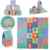 BABY VIVO Kinderspielteppich Spielmatte Kinderteppich Spielteppich 86tlg Schaumstoff Alphabet Zahlen