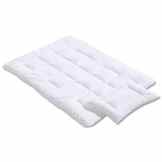 BABY-WALZ 2-tlg. Steppbett-Set 40×60 / 100×135 cm Bettdeckenset Zudecke, weiß
