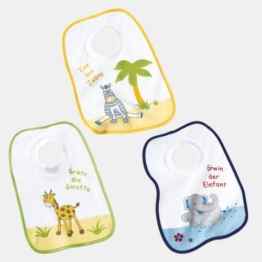 BABY-WALZ Schlupflätzchen Baby-Latz, weiß